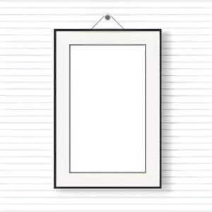 Minimalistic rectangular frame