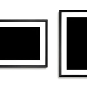 Patla black matte finish frame