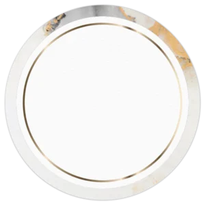 Round Marble Texture Sticker