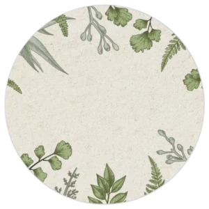 Botanical Round Sticker,